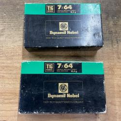 Balles rws tig 7x64 162gr  29 unit&eacute;s