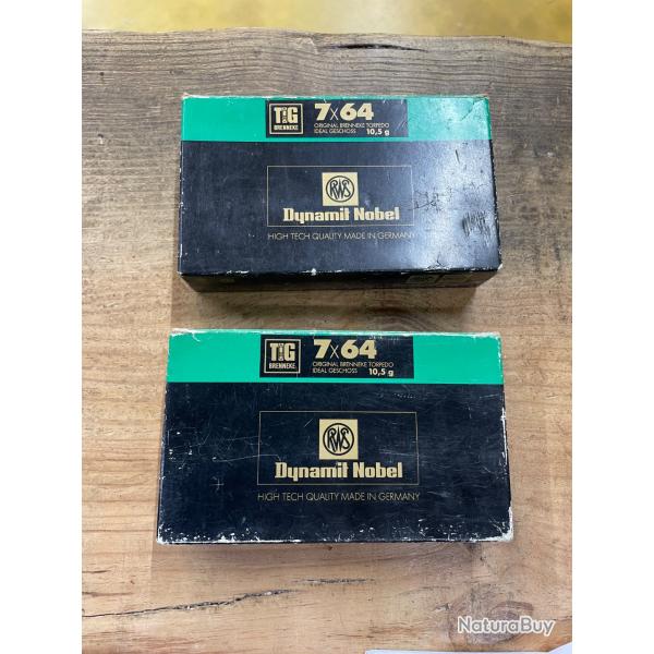 Balles rws tig 7x64 162gr  29 unit�s