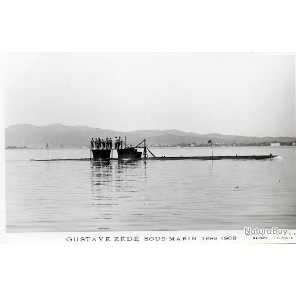 Photographie du sous-marin Gustave Z�d� -N�7910