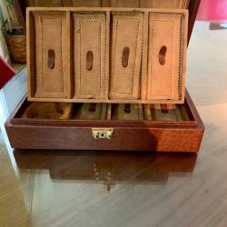 Sir Rondo's coffret mallette en cuir et daim pour montres de collection et ou bijoux
