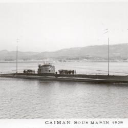 Carte Postale Sous-Marin Caiman 1928 -N&deg;8044