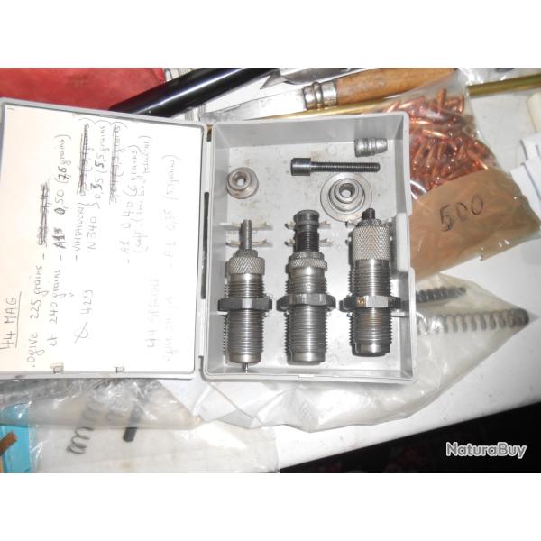 Outils de rechargement RCBS calibre 44 Mag et 44Sp�cial