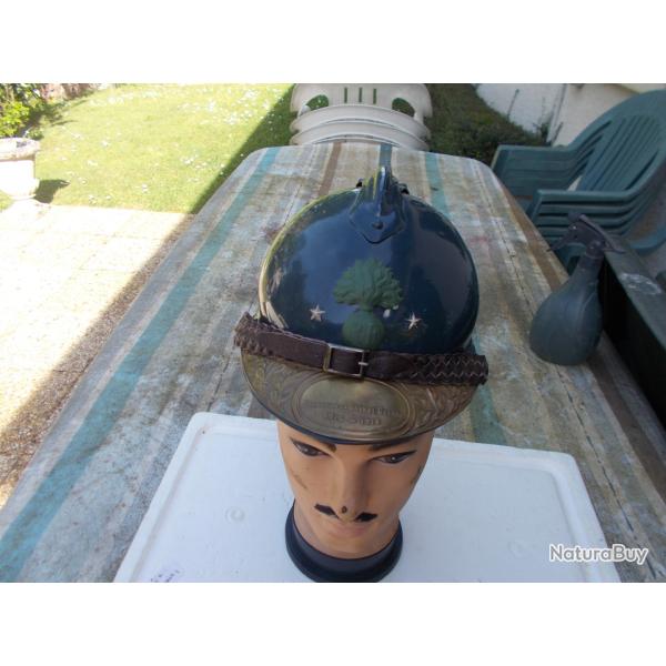 casque adrian WWI,g�n�ral,complet en �tat neuf!!RARE