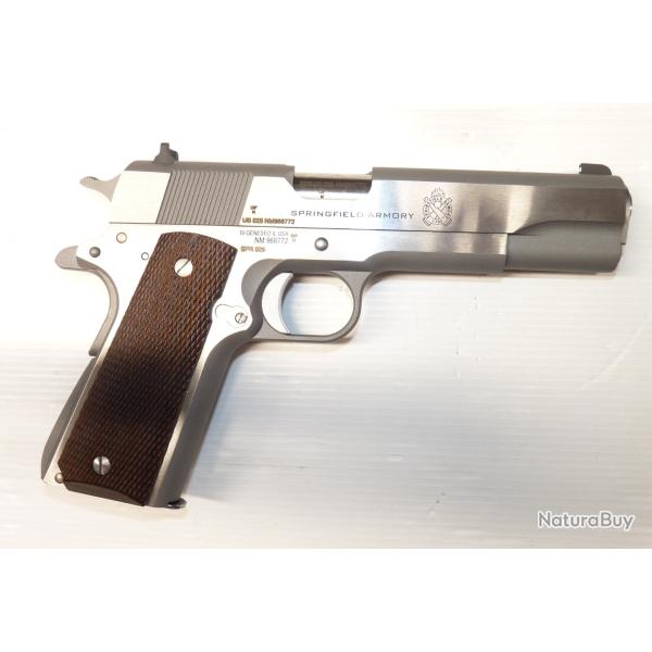 PSA Springfield Armory 1911 MIL-SPEC INOX Cal.45ACP canon 5" CATB