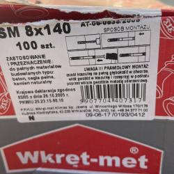 50 GRANDS TAP VIS  chevilles + vis 8X140