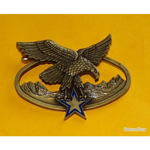 Brevet de Chef d'Equipe de Haute Montagne, 2 pontets, FABRICANT DELSART SENS  ,  HOMOLOGATION GS 138