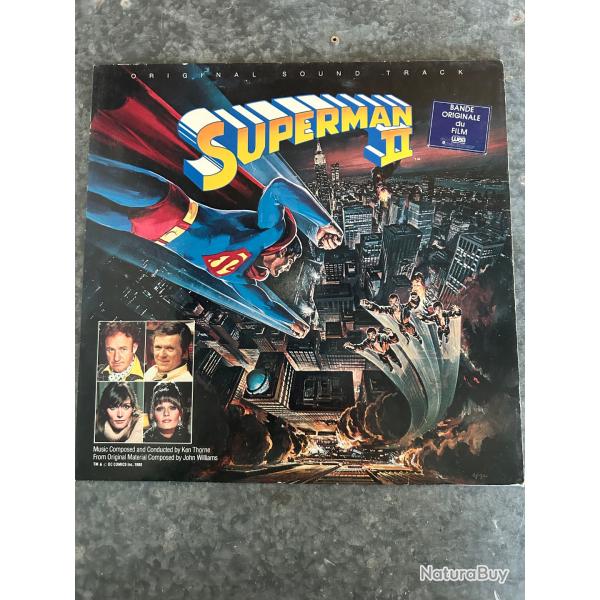 disque vinyle 33 tours Superman II 1980
