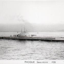 Carte postale sous-marin Phocque 1928 -N&deg;8045