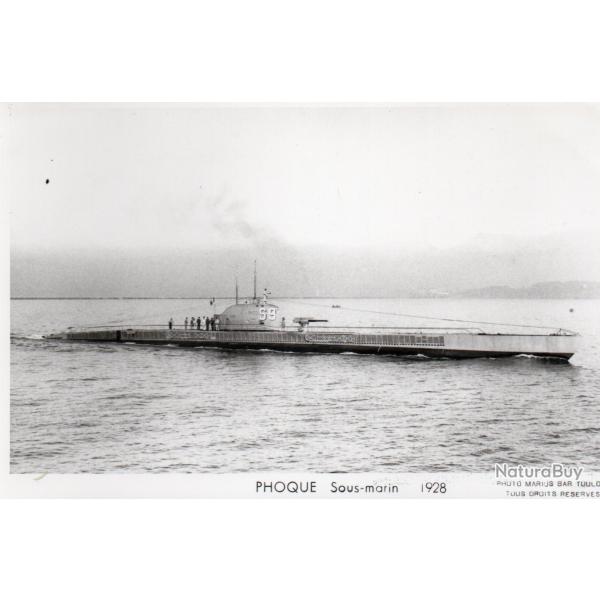 Carte postale sous-marin Phocque 1928 -N�8045
