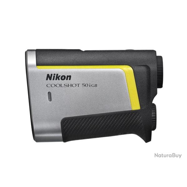 NIKON COOLSHOT 50i GII | T�l�m�tre laser pour le Golf | Pr�cision et Aimant int�gr� | Mod�le 6x22