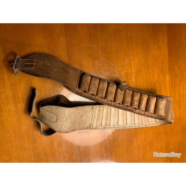 US Militaria Western Ceinture � Munition Chasse