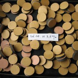 Bourres de compl&eacute;ment cal 16 hauteur 3,5 mm