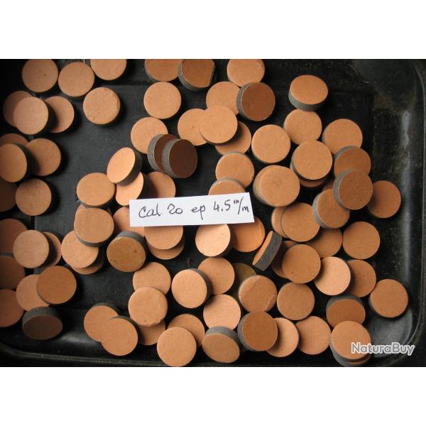 Bourres de compl�ment cal 20 hauteur 4,5 mm