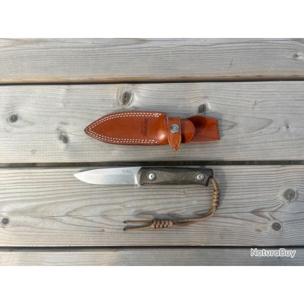 Vends couteau LIONSTEEL B41 GREEN CANVAS MICARTA CVG BUSHCRAFT