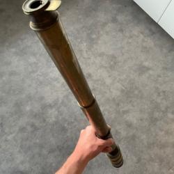 V&eacute;ritable longue-vue de sniper britannique (WW2) - t&eacute;lescope militaire d'&eacute;poque - fonctionnel