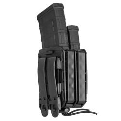 Porte-chargeur double Bungy 8BL pour M4/AR15 NOIR