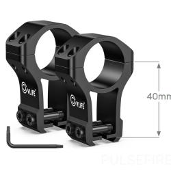Anneaux de montage EXTRA-HAUTS CVLife pour rail de 11mm