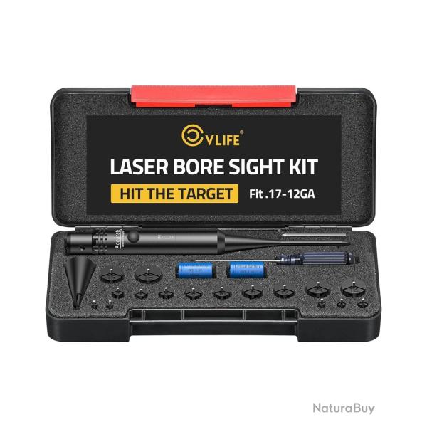 Valise de r�glage optique 16 adaptateurs - Collimateur laser - calibre .17 � calibre 12