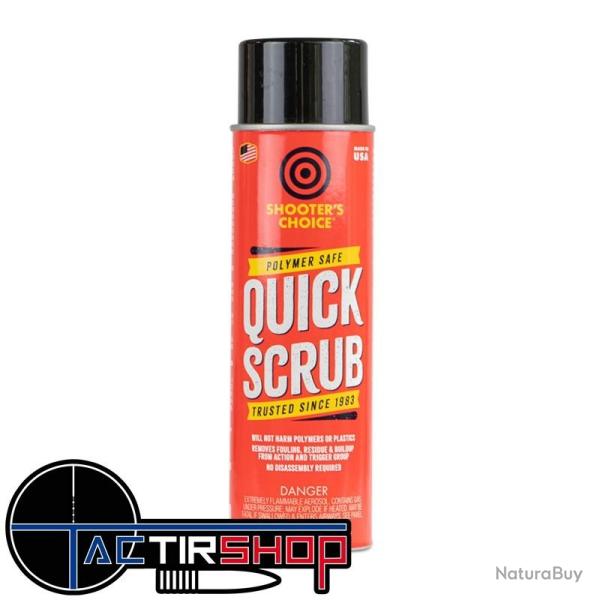Nettoyant Shooter's Choice Polymer Safe Quick Scrub Firearms Action Cleaner