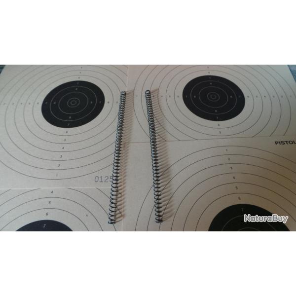 LOT DE 2 RESSORTS RECUPERATEURS POUR PISTOLET WALTHER P38