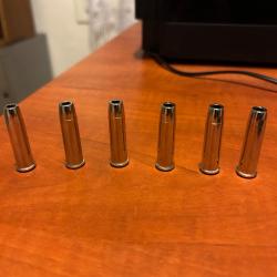 6 douilles 4,5mm &agrave; plombs pour M29 / 629 / SAA45