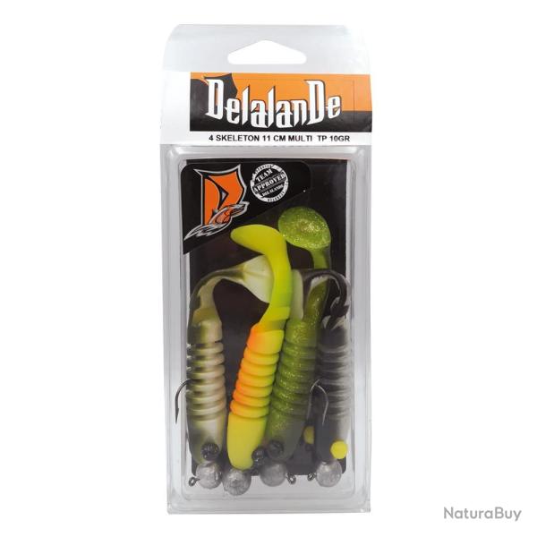 LEURRE M SKELETON 11CM 10G - MULTICOLOR - DELALANDE