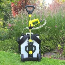 Pulv&eacute;risateur &eacute;lectrique rechargeable 15 L - avec chariot et harnais
