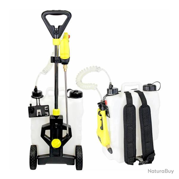 Pulv�risateur �lectrique rechargeable 15 L - avec chariot et harnais