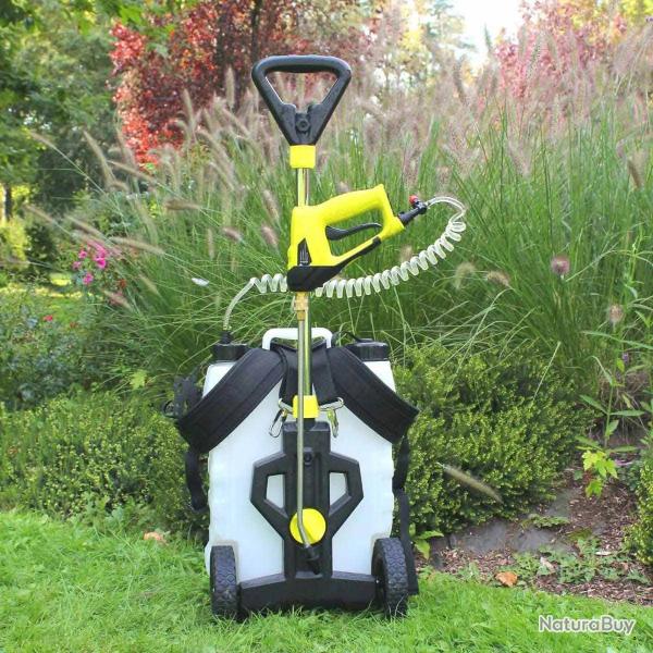 Pulv�risateur �lectrique rechargeable 15 L - avec chariot et harnais