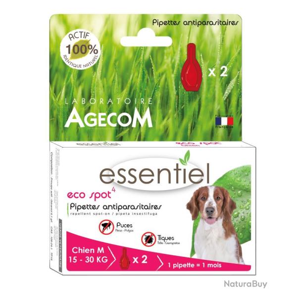 ANTIPARASITAIRE ECO SPOT CHIEN - M - ESSENTIEL