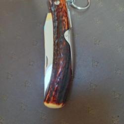 Superbe mod&egrave;le chasseur , manche en bois de cerf sambar