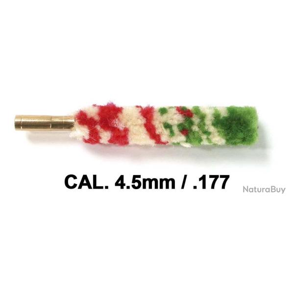 Ecouvillon laine calibre .4,5 / .17 - Vendu � l'unit�