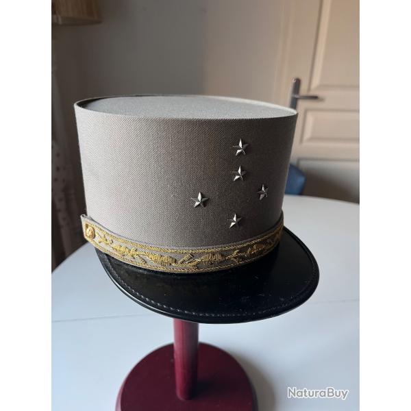Kepi nominatif g�n�ral d Arm�e ( 5 �toiles ) - militaria
