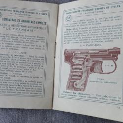 Notice pistolet "Le Fran&ccedil;ais"