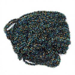 Herl de paon synth&eacute;tique micro 1 mm Bleu