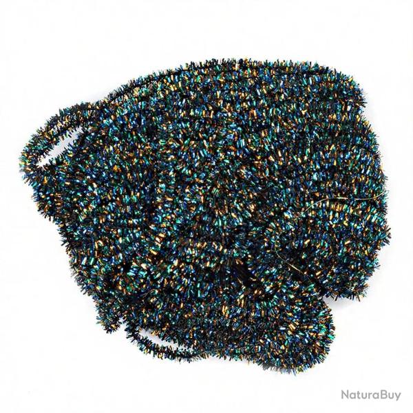 Herl de paon synth�tique micro 1 mm Bleu
