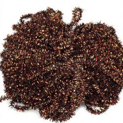 Herl de paon synth&eacute;tique micro 1 mm Bronze