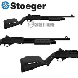 Fusil STOEGER P3000 TAC Vis&eacute;e Ghost Ring Canon Raye 61cm Cal 12/76