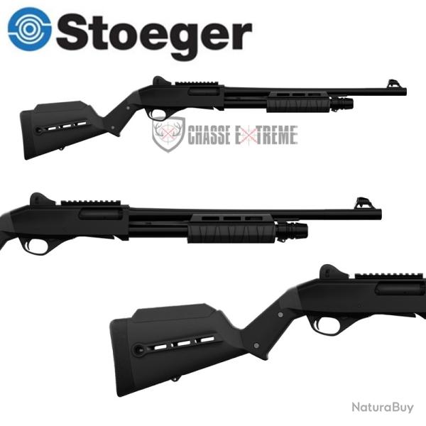 Fusil STOEGER P3000 TAC Vis�e Ghost Ring Canon Raye 61cm Cal 12/76