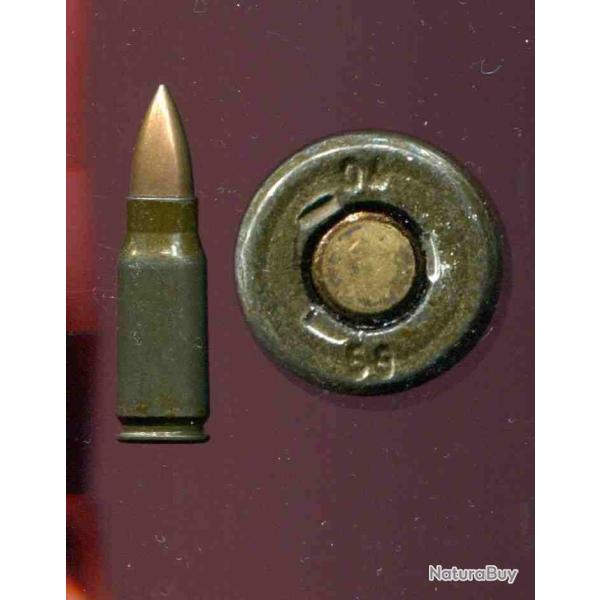 7.92 x 33 kurz Sturmgewehr - RARE production Allemagne de l'Est DDR post WWII - marquage : 04 59