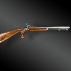 CARABINE &Agrave; PERCUSSION &Agrave; UN COUP, SUR LE SYST&Egrave;ME DELVIGNE Belgique vers 1850