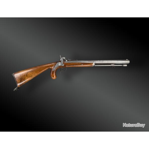 CARABINE � PERCUSSION � UN COUP, SUR LE SYST�ME DELVIGNE Belgique vers 1850