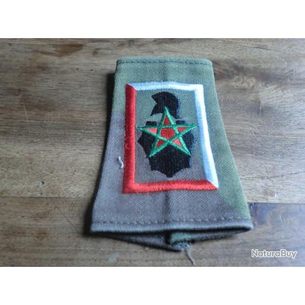 insigne brod�e fourreau d'�paule r�giment du g�nie