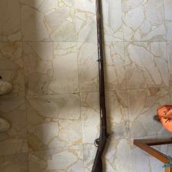 Fusil de chasse &agrave; silex