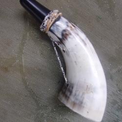 corne d'appel en corne naturelle 16 cm