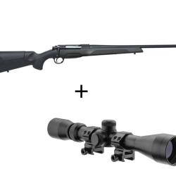 SABATTI - Carabine &agrave; verrou LYRA BLACK - Cal. 308 Win. + Lunette 3-9x40 -  DESTOCKAGE-S