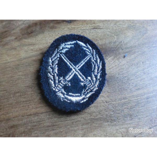 insigne tissu brod�e militaire brevet 1