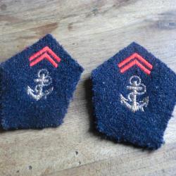 insigne pattes de col infanterie marine