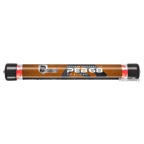 Billes pour arme de d�fense T4E Poivre - Cal. 68 x10