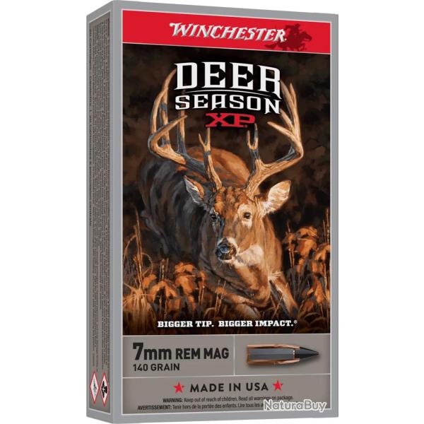 Balles de chasse Winchester Extreme Point 140 gr